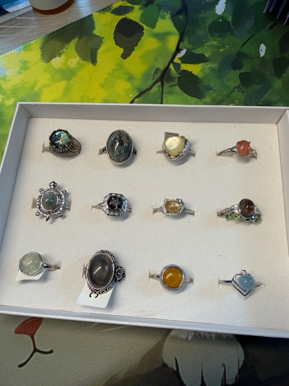 Crystal Rings Adjustable